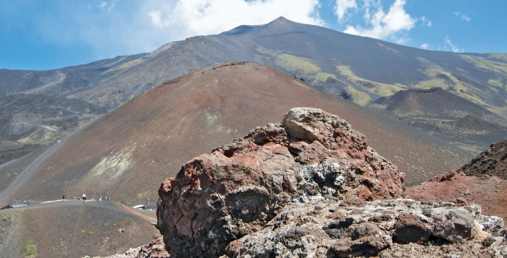 Paysage volcanique impressionnant sur l'Etna