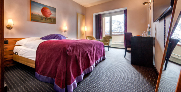 Doppelzimmer Comfort - The Excelsior Hotel Arosa - Skipauschale