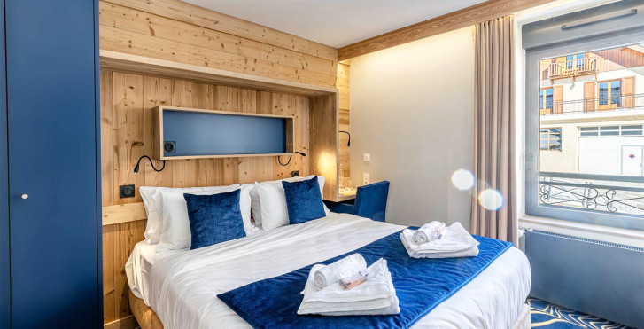 Doppelzimmer - Hotel Les Cimes