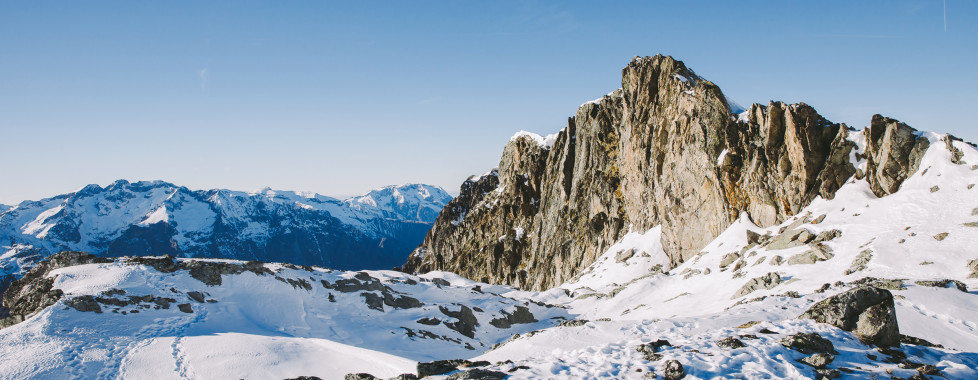 Gipfel in Les Deux Alpes
