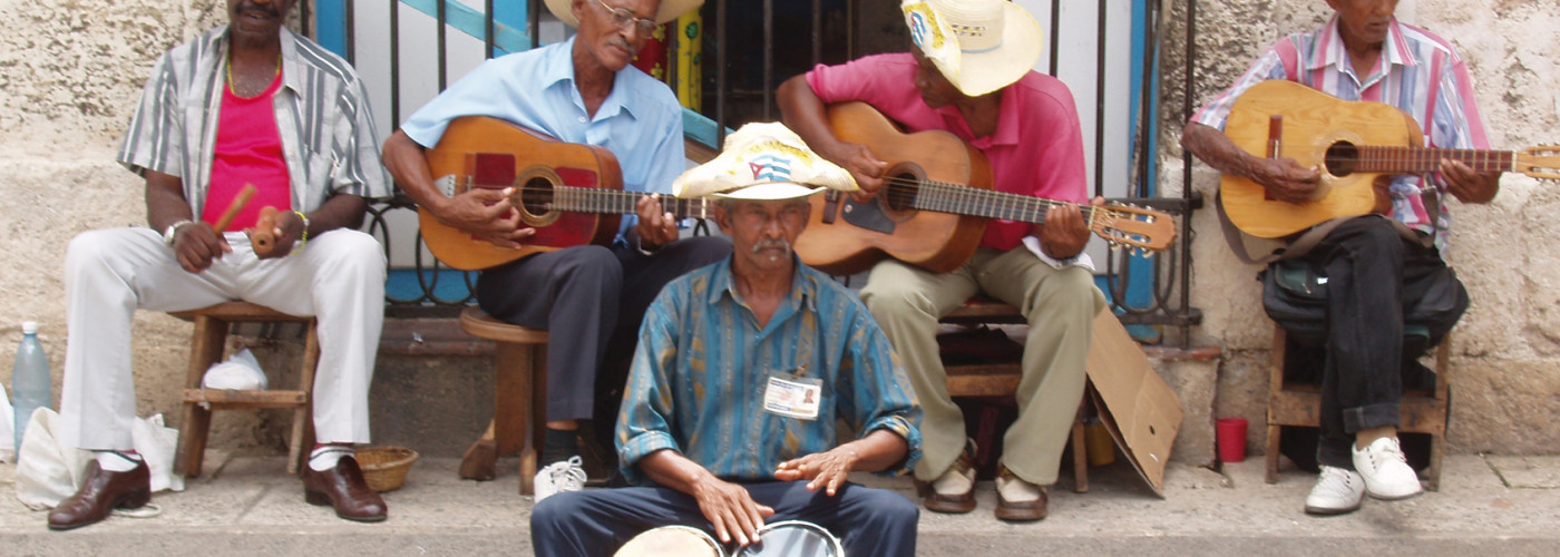 Kubanische Strassemusiker in Havanna