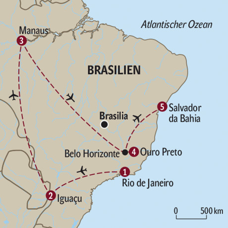 Brasilien Aventura Brasil Ab Rio De Janeiro Bis Salvador Da Bahia