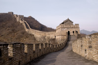 Der Mutianyu-Abschnitt der Chinesischen Mauer ist wegen der Nähe zu Beijing einer der beliebtesten.