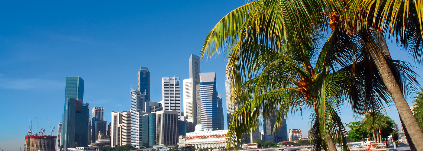 Skyline von Singapur