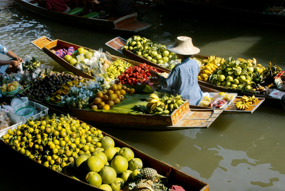 Excursion au d part de Bangkok Tha lande Le march  