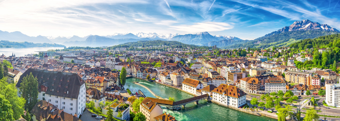 Sicht auf Luzern