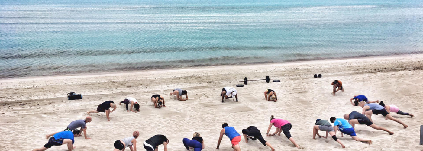 Sport am Strand von Mallorca